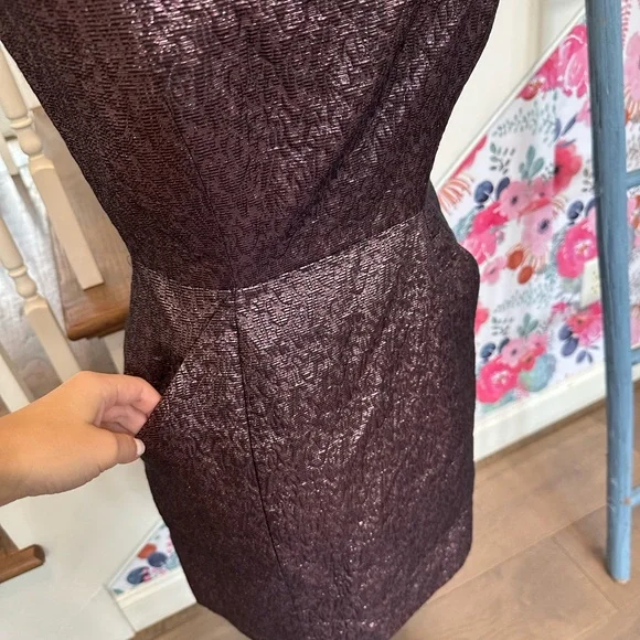 WHIT Metallic Geometric Dress - Picture 2 of 6